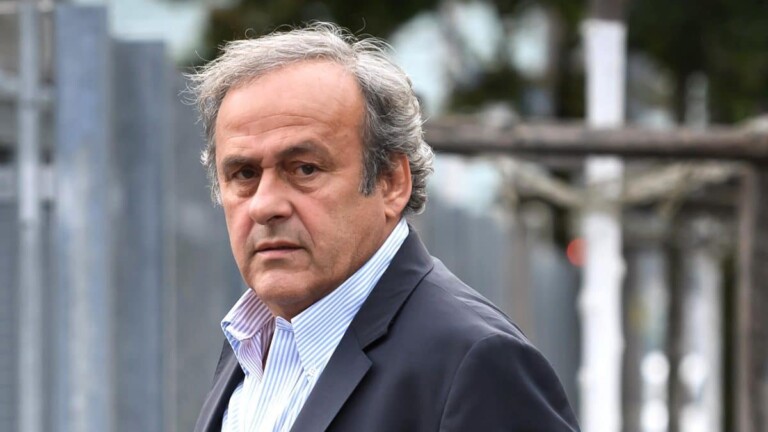 Michel Platini, ancien president de l'UEFA