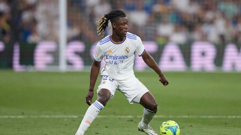 Eduardo Camavinga sous le maillot du Real Madrid