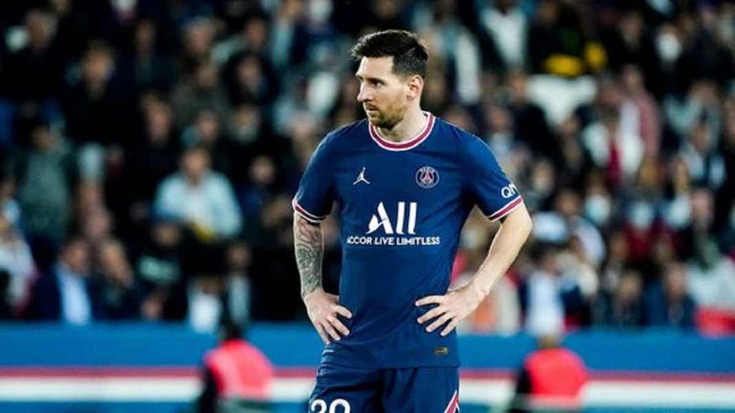 Lionel Messi lors d'un match avec le PSG