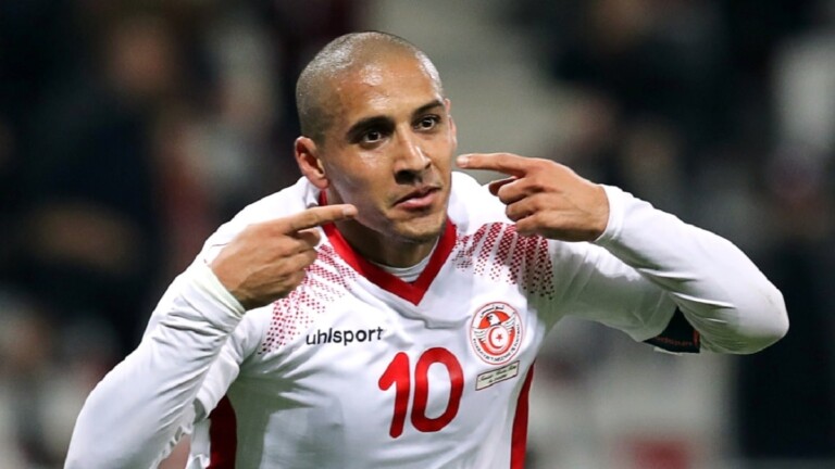 Wahbi Khazri lors d'un match avec la Tunisie en 2019