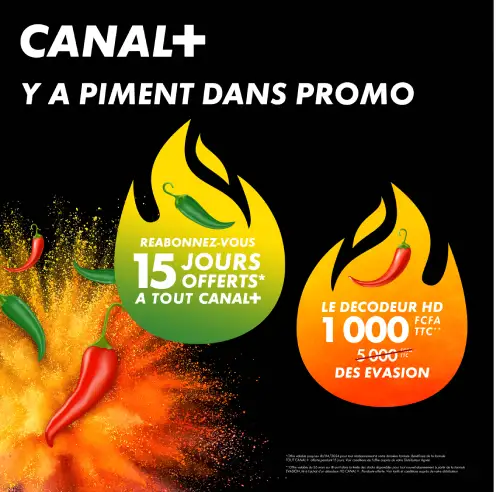 canal + piment promo