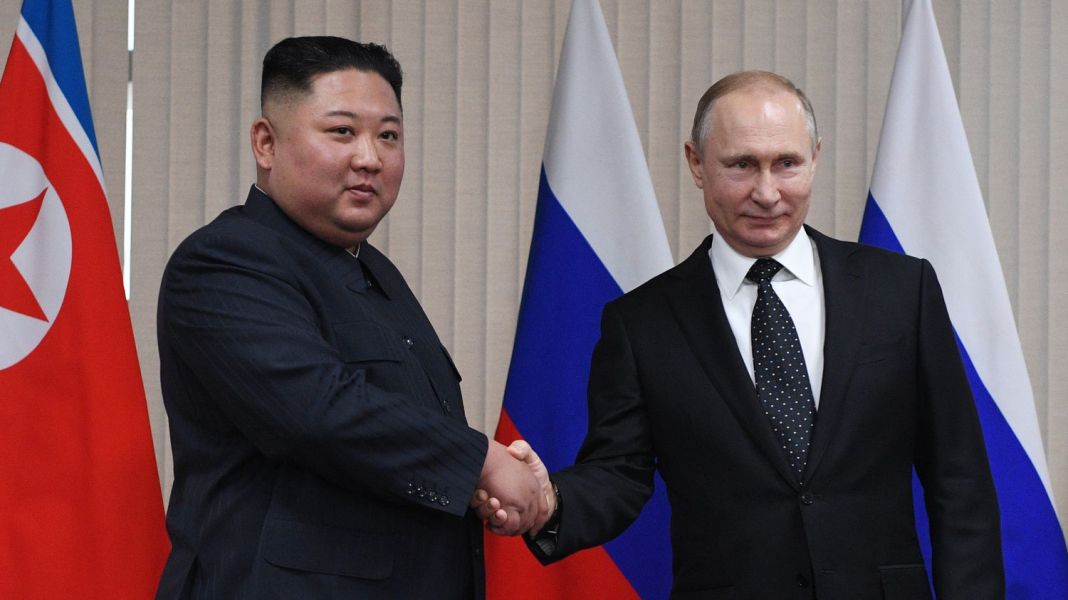 Kim Jong-un et Vladimir Poutine à Vladivostok
