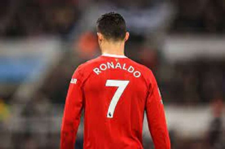 Cristiano Ronaldo lors d'un match avec Manchester United