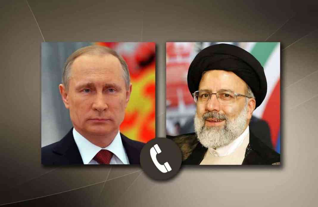 Les présidents Vladimir Poutine et Sayyid Ebrahim Raisi