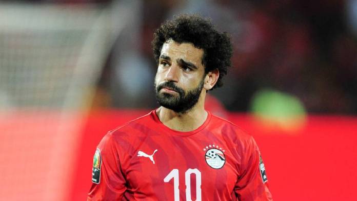 Mohamed Salah avec le maillot de l'Egypte