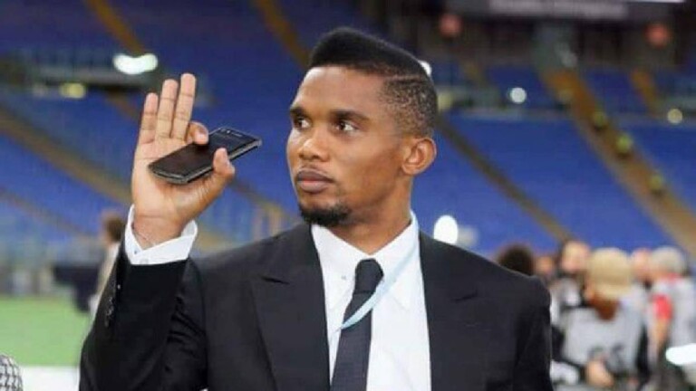 Samuel Eto'o, president de la Fecafoot