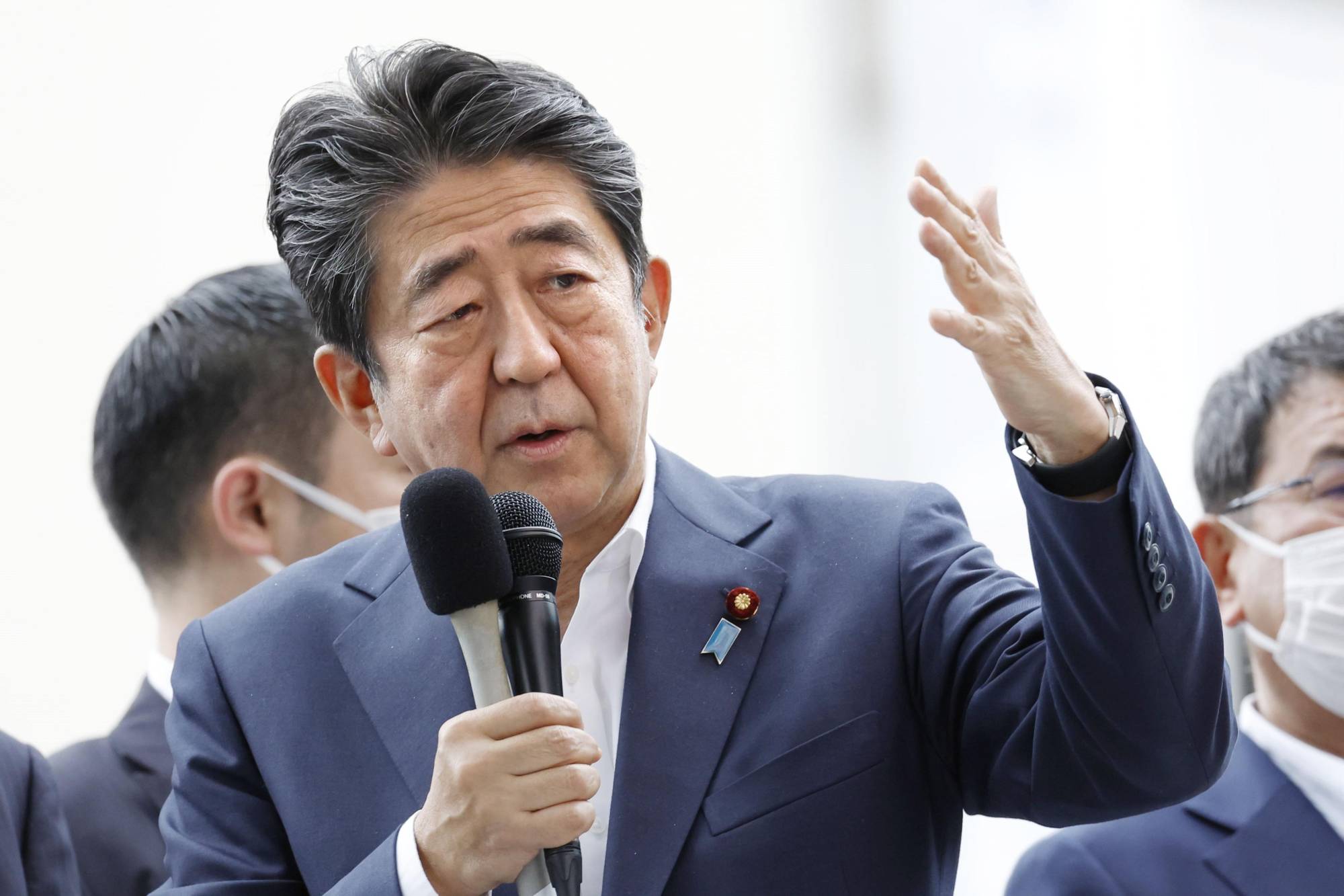 Lâ€™ancien premier ministre japonais Shinzo Abe