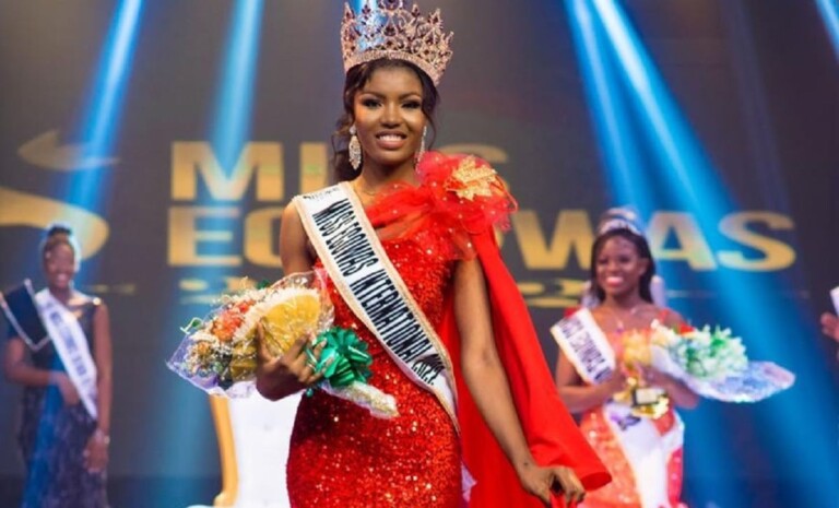 Joyce Lago sacrÃ©e Miss Cedeao 2022