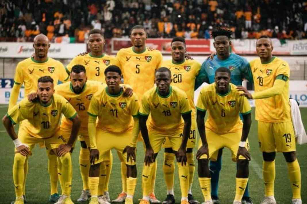 Des joueurs de l'équipe nationale du Togo