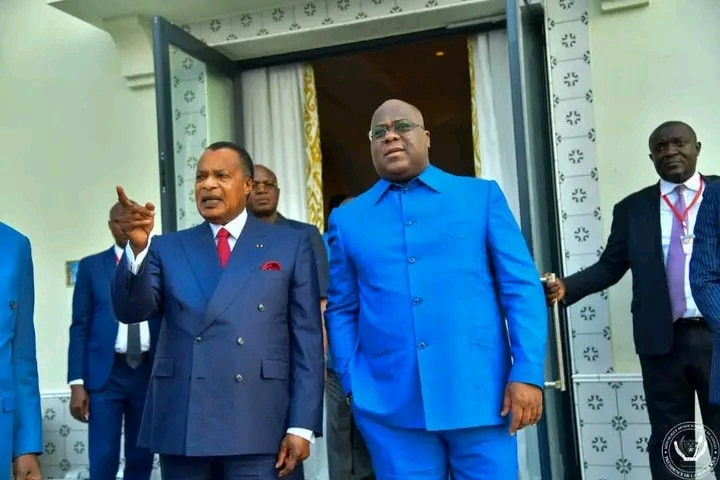Félix Tshisekedi et Denis Sassou N'guesso