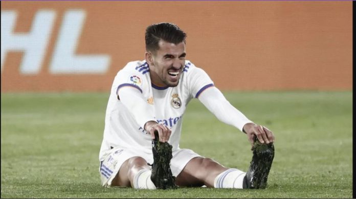 Dani Ceballos blessé lors d'un match avec le Real Madrid