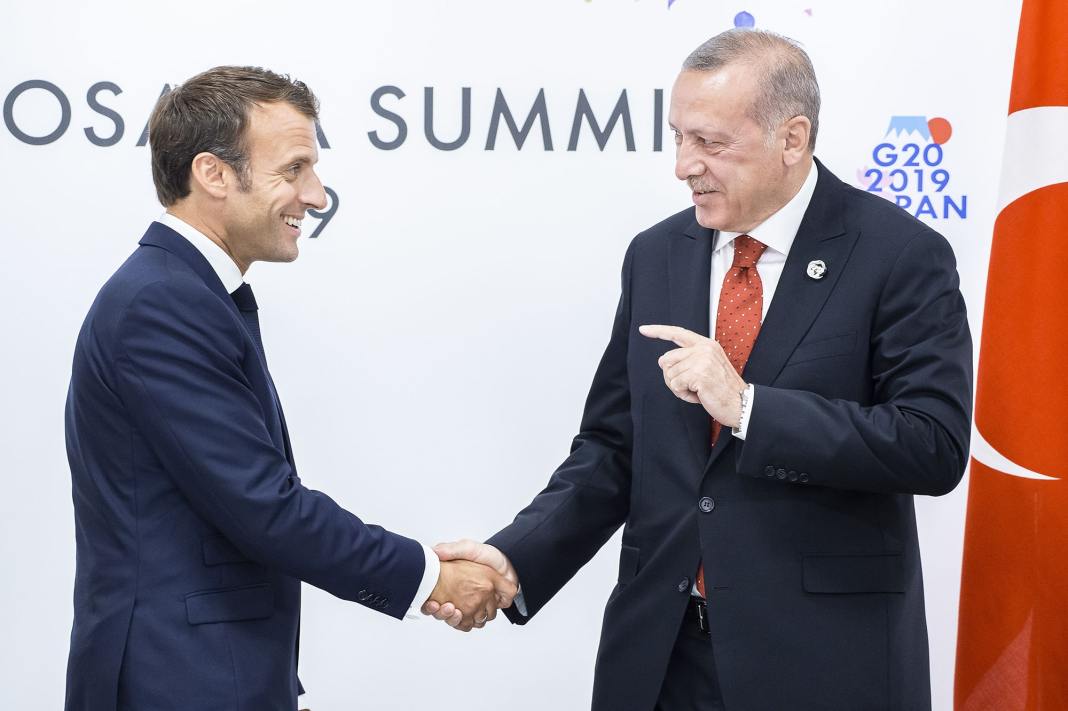 Emmanuel Macron et Recep Tayyip Erdogan