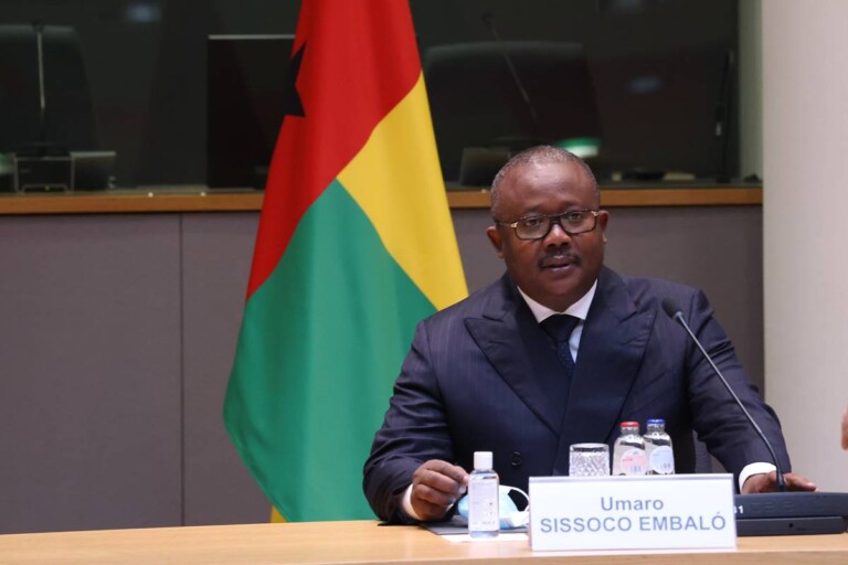 Le prÃ©sident de GuinÃ©e-Bissau Umaro Sissoco Embalo