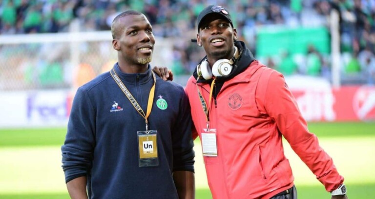 Paul et Florentin Pogba posent devant les camÃ©ras