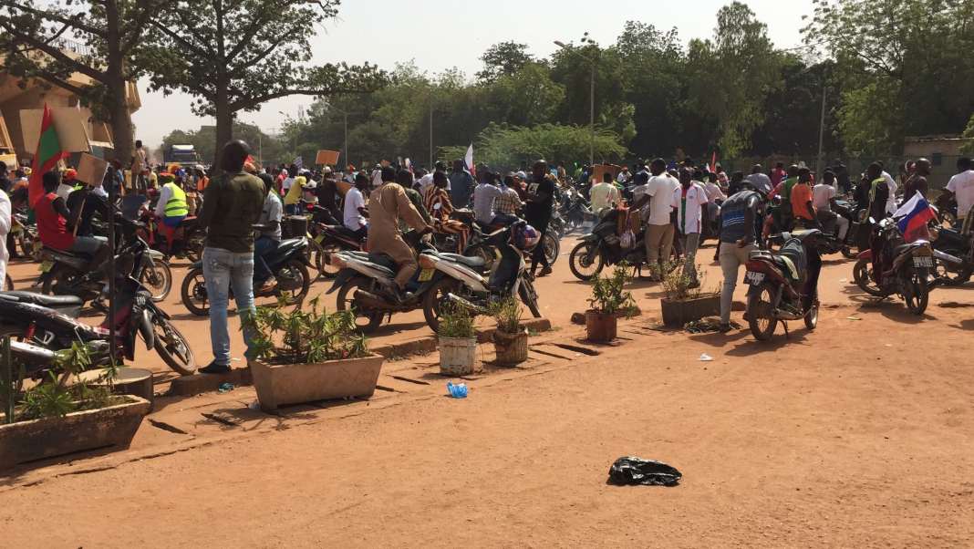Manifestation au Burkina