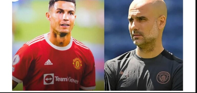 Cristiano Ronaldo et Pep Guardiola