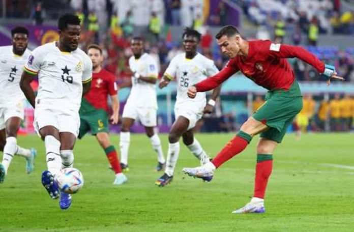 Cristiano Ronaldo lor du match Portugal-Ghana au Mondial 2022
