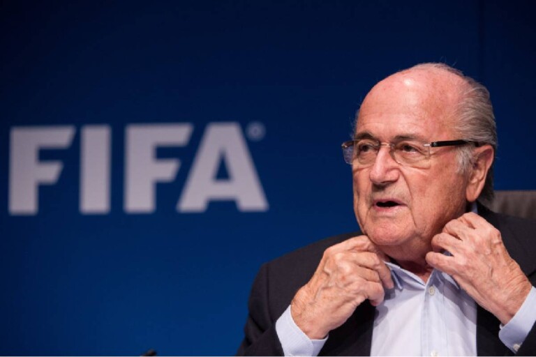 Sepp Blatter, ancien prÃ©sident de la FIFA