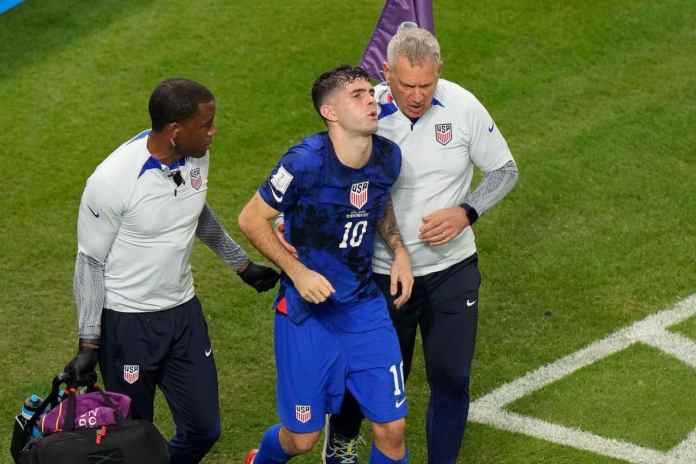 Christian Pulisic blessé contre l'Iran lors de la Coupe du monde 2022