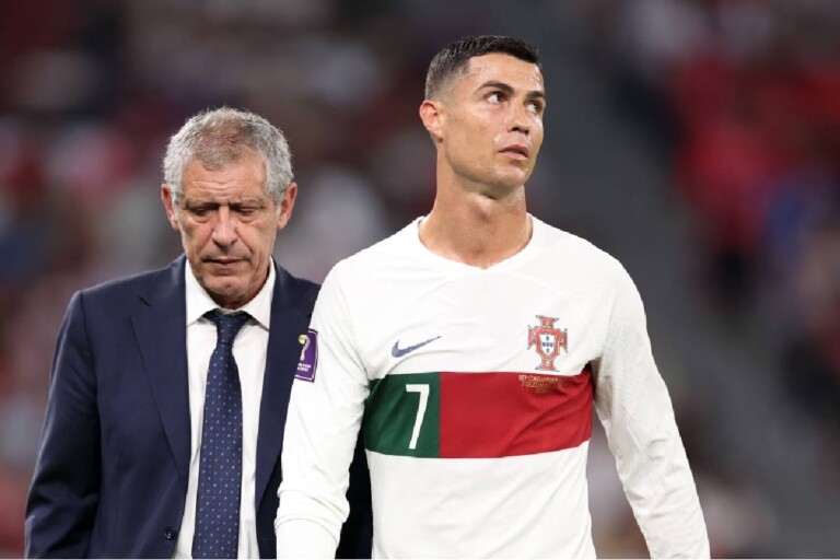 Fernando Santos et Cristiano Ronaldo