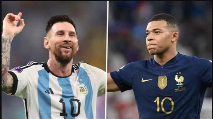 Lionel Messi et Kylian Mbappé, finale de la Coupe du monde 2022