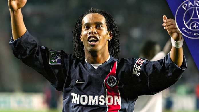 Ronaldinho lors de son passage au PSG