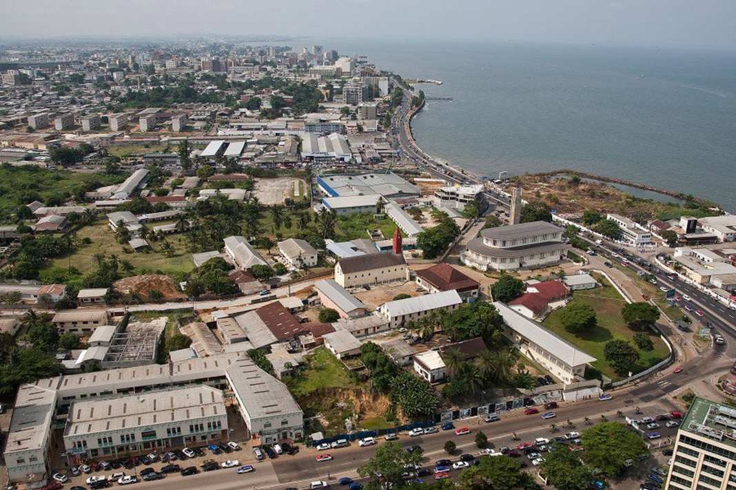 Ville de Libreville au Gabon