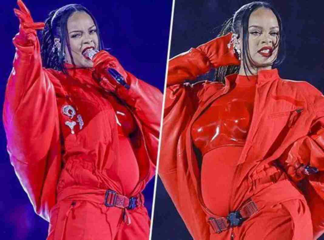 Rihanna enceinte de son deuxième enfant @ Superbowl Public