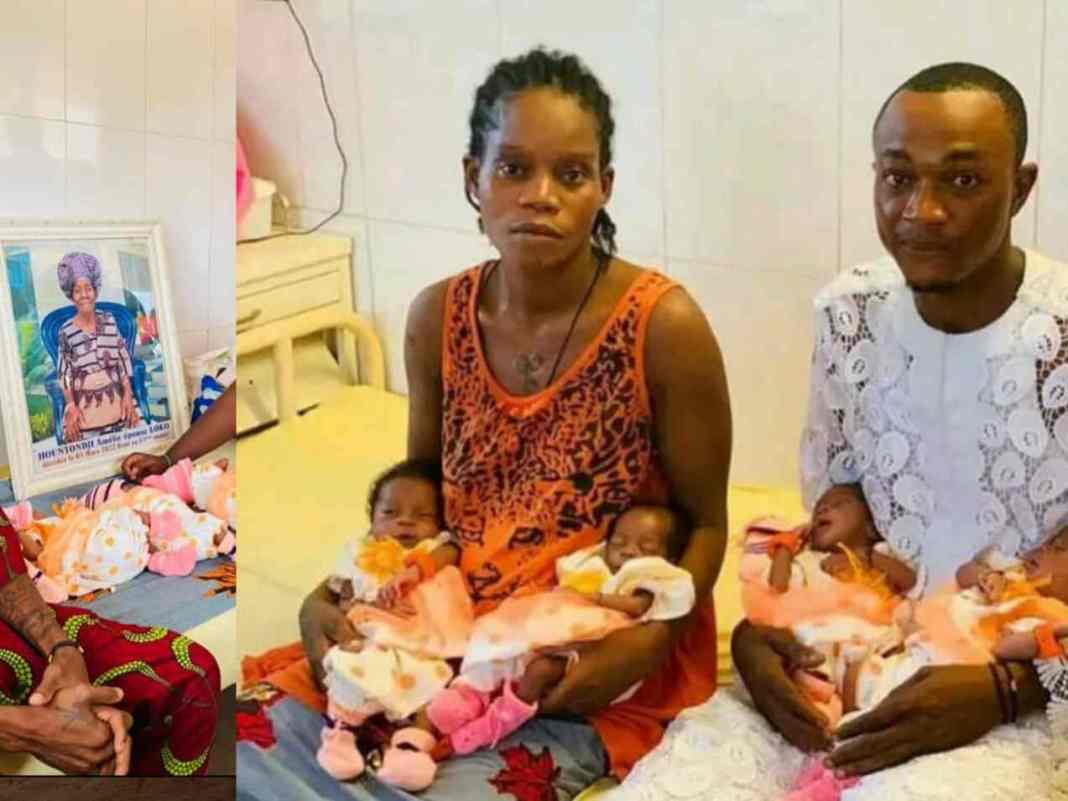naissance de 4 jumelles nées dans des circonstances mystique