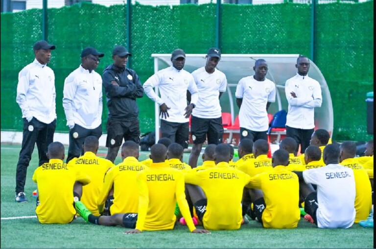 Les joueurs U17 du SÃ©nÃ©gal