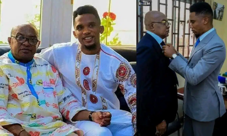 Samuel Eto'o et son pÃ¨re