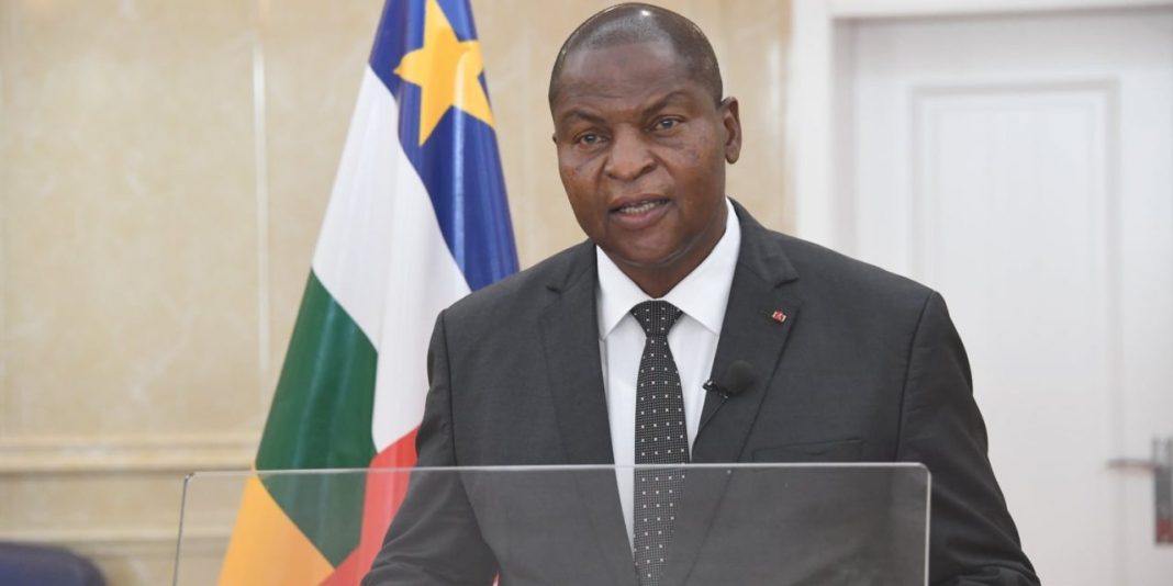 Le président de la République centrafricaine, Faustin-Archange Touadéra