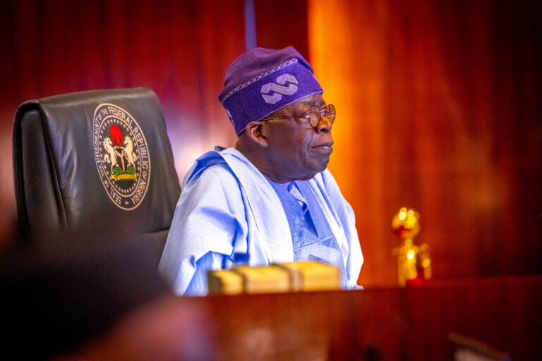 Bola Ahmed Tinubu, prÃ©sident de la RÃ©publique fÃ©dÃ©rale du Nigeria