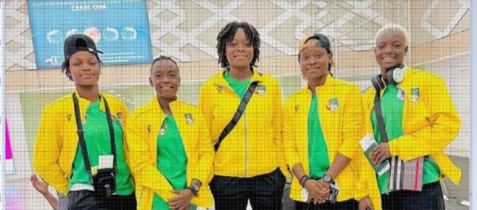 Des joueuses de l'équipe olympiques du Bénin