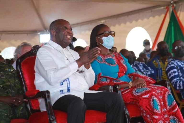 Laurent Gbagbo et Nady Bamba