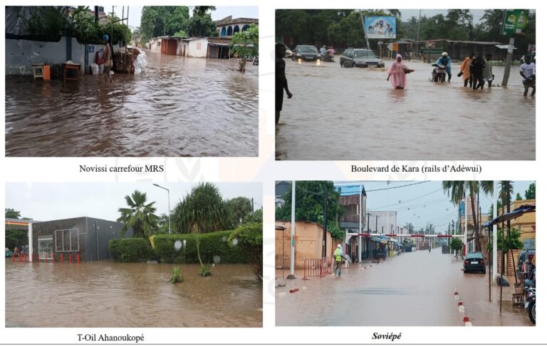 Togo: Lomé sous l'apparence d'une cité lacustre après de fortes pluies ce mercredi