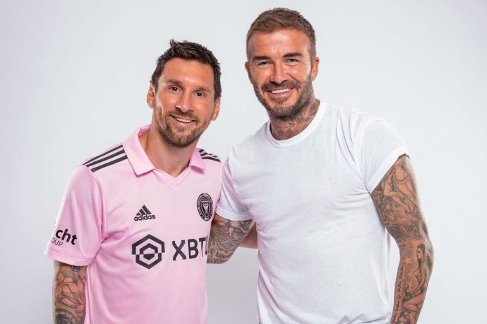 Messi et David Beckham
