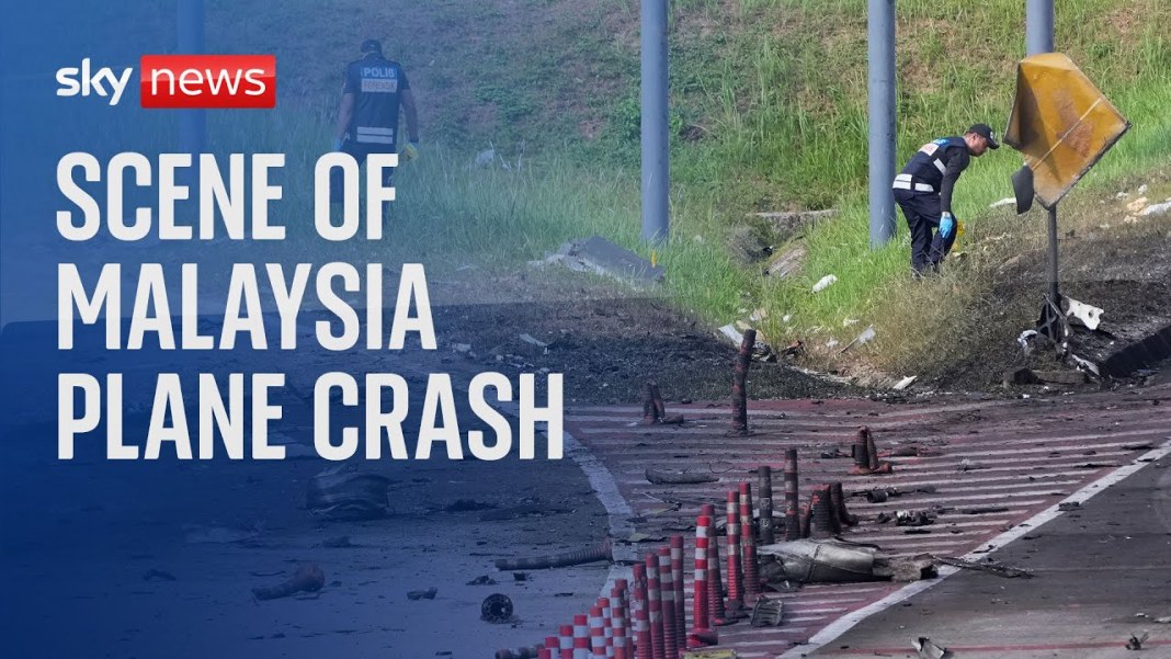Malaisie : Le crash d’un avion fait 10 morts