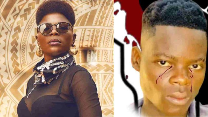 Martin Hounga et la chanteuse Sadky Gougou PcrÃ©dit Montage BWT