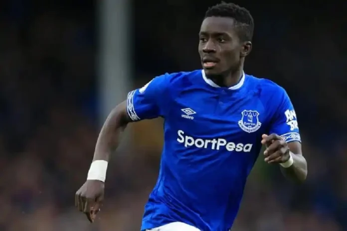 Idrissa Gueye lors d'un match avec Everton