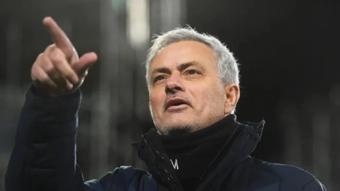 L'entraineur de l'AS Roma, José Mourinho