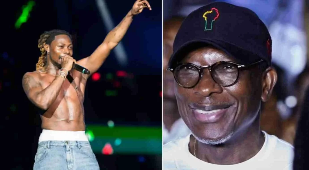 le chanteur nigerian Asake Ã©change avec le PrÃ©sident Patrice Talon