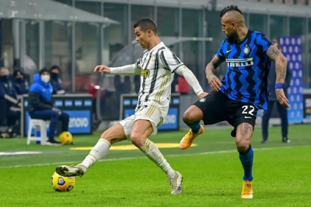 Cristiano Ronaldo lors d'un match avec la Juventus