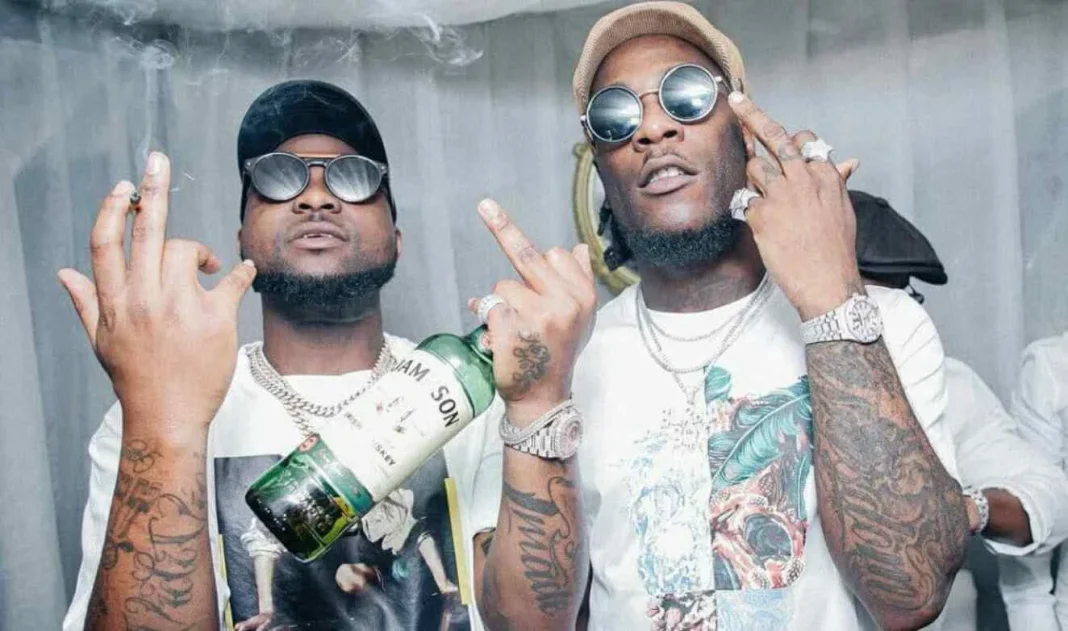 Les artistes Burna Boy et Davido