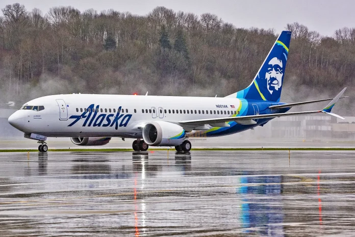 Boeing 737 MAX 9 de la compagnie Alaska Airlines