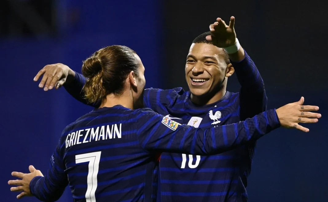 Antoine Griezmann et Kylian MbappÃ©