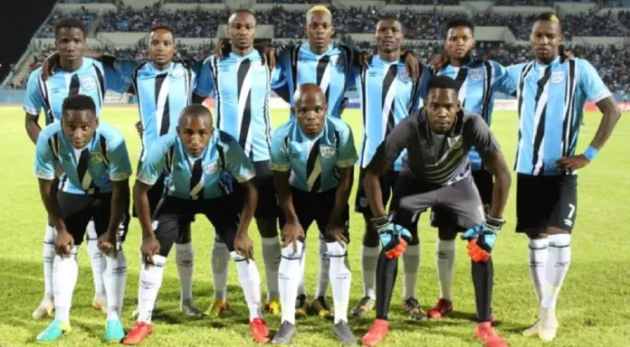 Des joueurs de l'équipe nationale du Botswana