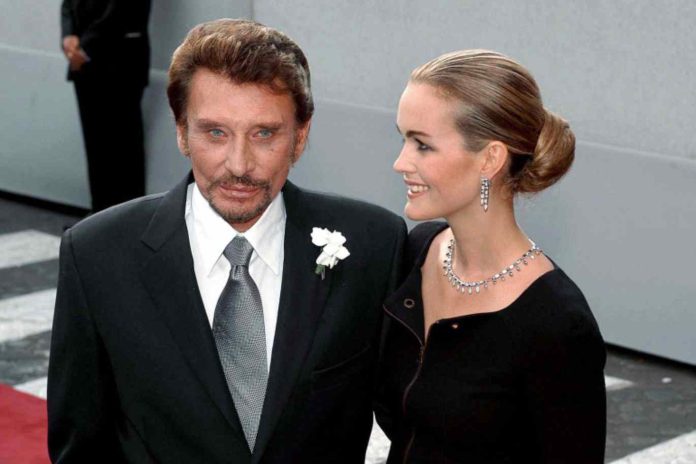 Mariage de Johnny et Laeticia hallyday en 1996 CrÃ©dit AFP