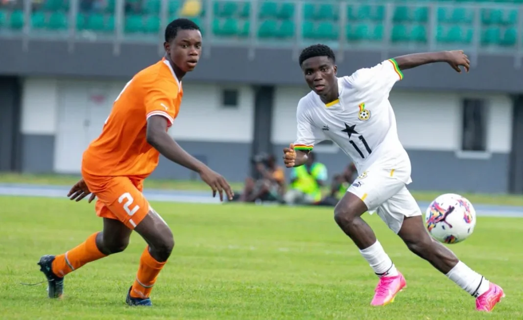 Des joueurs U17 de la Côte d'Ivoire et du Ghana