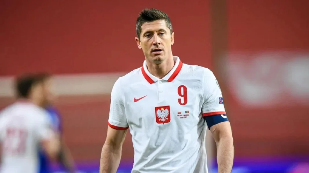 Robert Lewandowski, capitaine de la Pologne